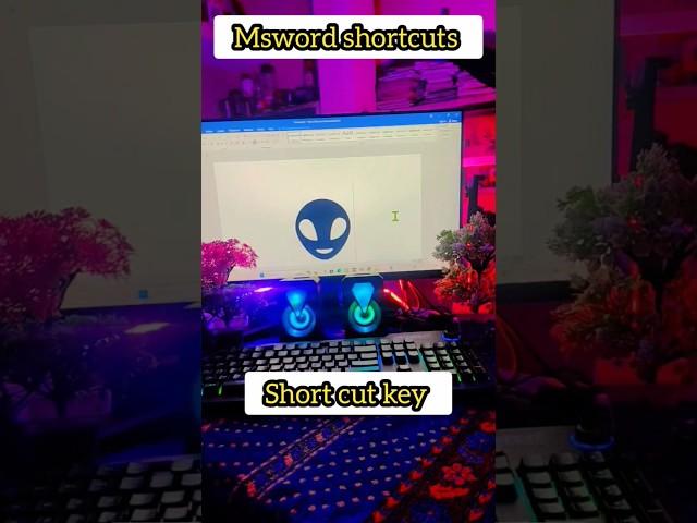 Bhoot short cut key in msword #computer #msword #gamingvideos