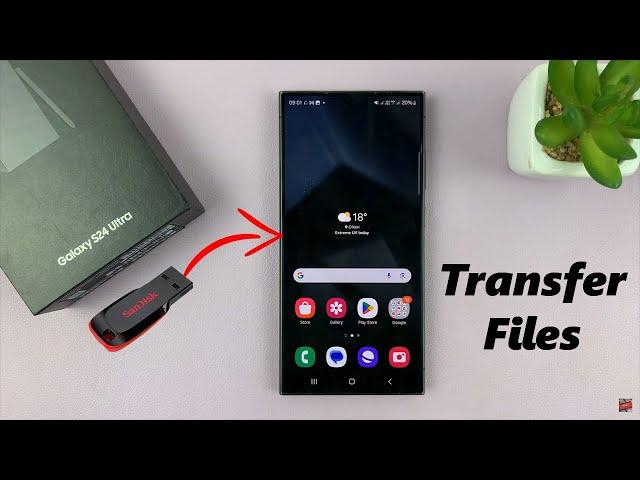 How To Transfer Files (Photos & Videos) From USB Flash Drive To Samsung Galaxy S24 / S24 Ultra