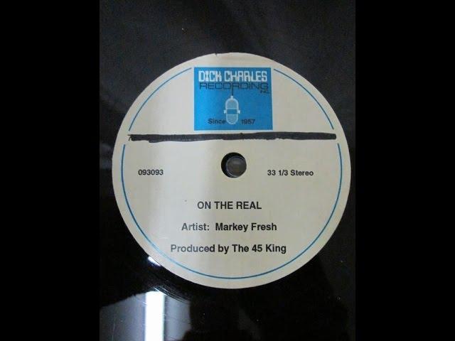 MARKEY FRESH - "On the Real" / Dick Charles 12" Acetate, '93