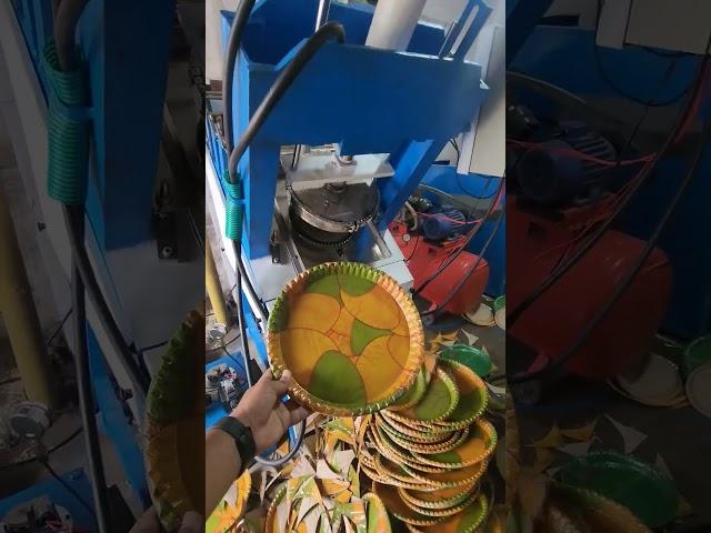 Full automatic paper plate machine #buffetplatemakingmachine #paperplatemachine #business