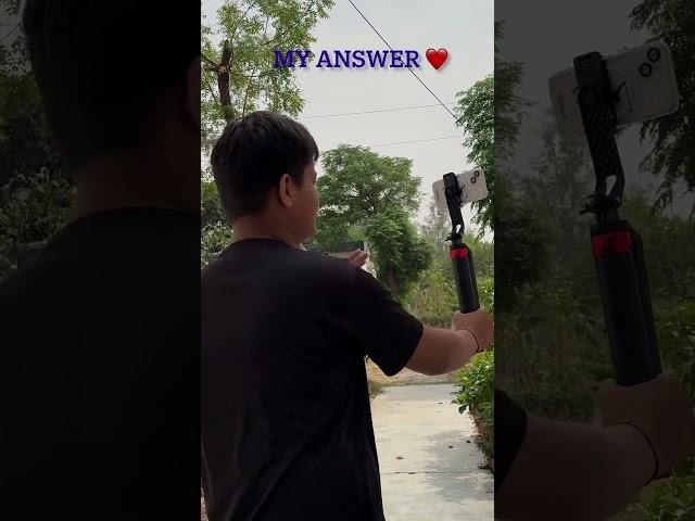 MY ANSWER ️ || #youtubeshorts || #trending || #song || #MrBobby
