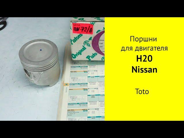 H20 (2L) Nissan поршни ToTo N87241 (44196100)