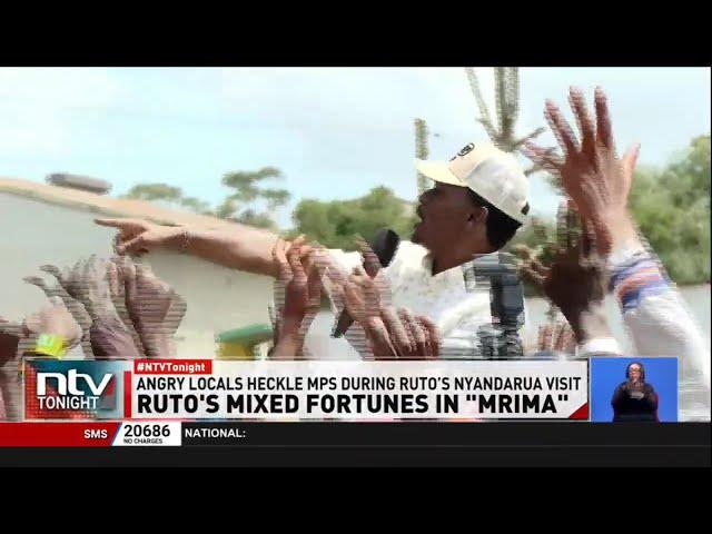 President Ruto and his entourage face hostility on third day of his tour of Mt Kenya