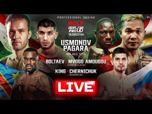 Usmonov vs Pagara | LIVE Boxing