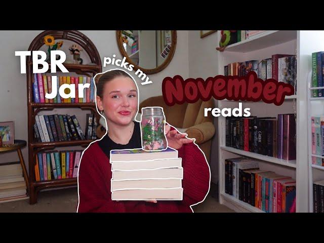 TBR jar prompts pick my November reads! *monthly tbr*