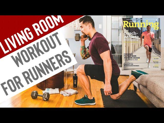 Living Room Strength Workout for Runners (Canadian Running magazine)