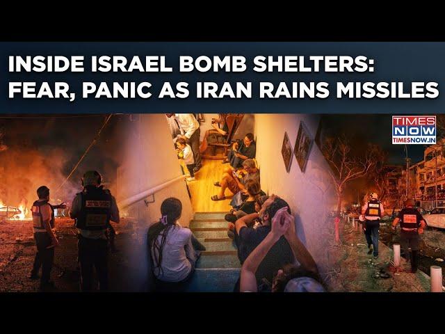 Inside Israel’s Bomb Shelters: Fear, Panic As  Iran Rains Missiles On Tel Aviv, Haifa, Burns Bat Yam