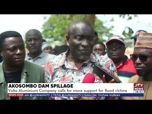 Akosombo Dam Spillage: Volta Aluminium Company calls for more support for flood victims