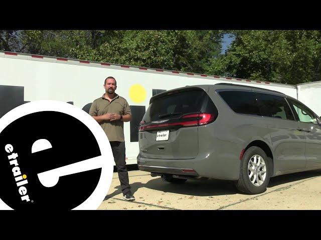 Install: etrailer Trailer Hitch Receiver on a 2022 Chrysler Pacifica