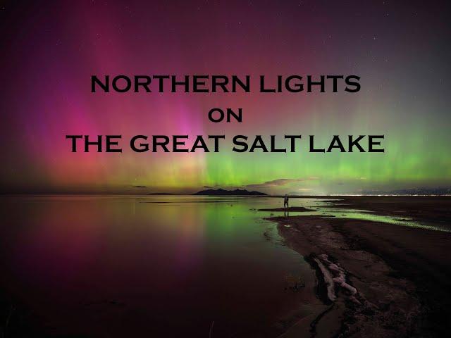 Northern Lights on the Great Salt Lake