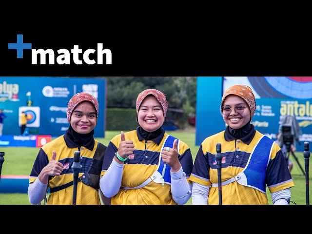 Malaysia v Colombia (women team) | Match | Antalya 2024 Final Olympic Qualfiier