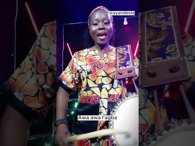Modified Alujo. enjoy. #ayandeola #youtubeshorts #foryou #drumcover #shortvideo #alujo #drumming
