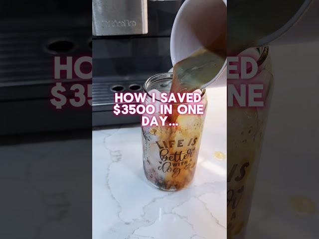 I saved $3500 in one day, here's how...