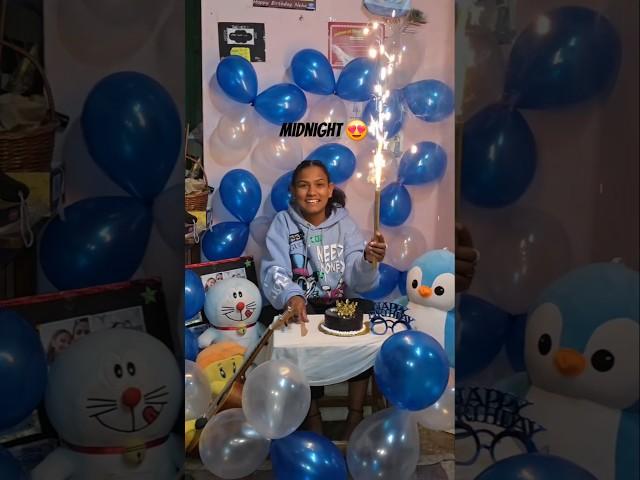 ese Kiya simmu ka mid night celebration #youtube #viralshort #birthday #midnight #food #foodlover