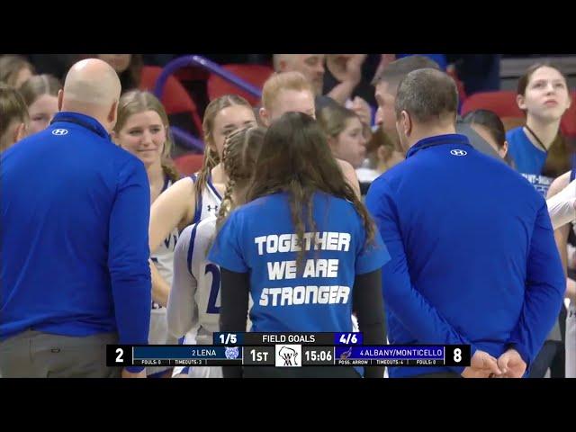 2024 WIAA Girls State Basketball Championship Division 5  Lena vs Albany Monticello