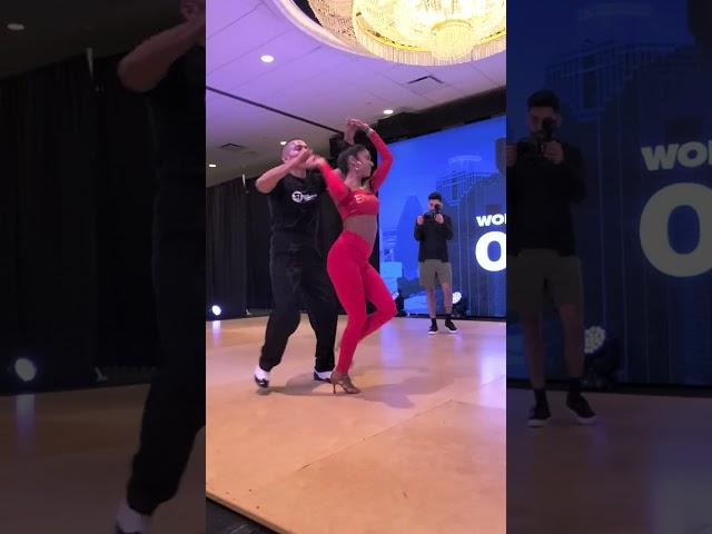 Adolfo Idalcochea And Tania Cannarsa workshop at the BIG Salsa Houston