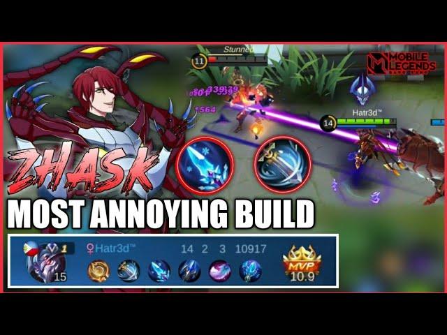 ZHASK WITH THE MOST ANNOYING BUILD EXPERIMENT#4 | ZHASK META OFFLANE | ZHASK NORMAL SKIN GAMEPLAY