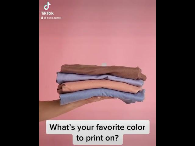 Let us know what your favorite color to print on is!