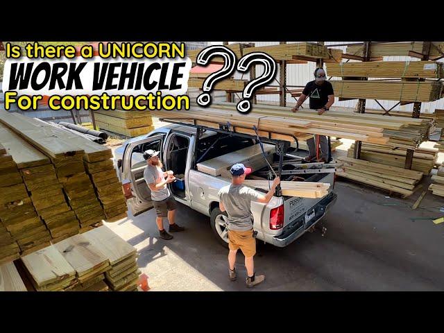 Finding the ideal vehicle for construction is HARD!! Here is what we have learned!