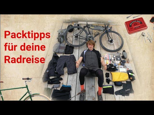 Lange Radreise: Diese Dinge sollten auf der Packliste stehen