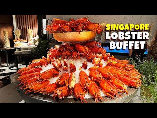 The GREATEST Chili Crab & LOBSTER MOUNTAIN Buffet in Singapore!  | Foods to Eat Before You Die #69