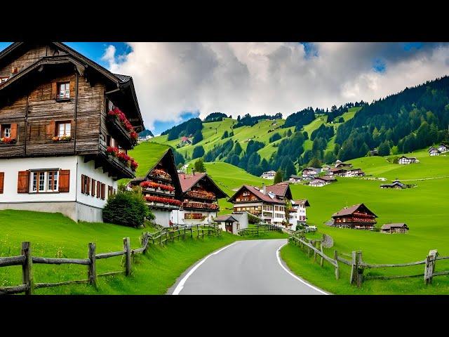 Driving In Switzerland Countryside _ Spectacular Mountain View In Appenzell