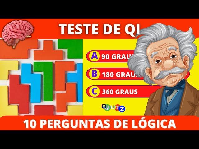 Teste de QI [Perguntas reais de testes de inteligência]