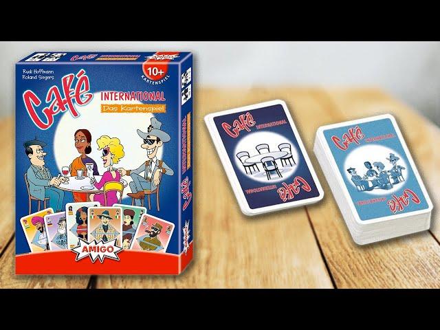 CAFE INTERNATIONAL (Das Kartenspiel) - Spielregeln TV (Spielanleitung Deutsch) - AMIGO SPIELE