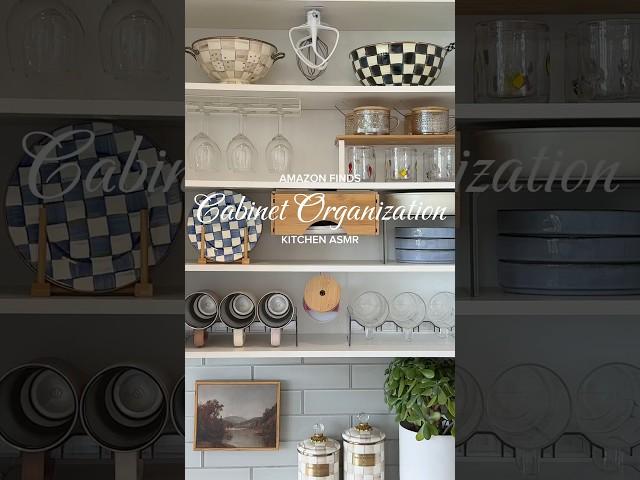 Kitchen cabinet organization ️ #asmrrestock #kitchencabinetorganization #amazonfinds2025 #restock