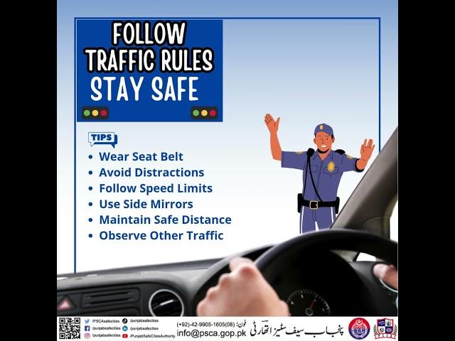 Follow Traffic Rules!
