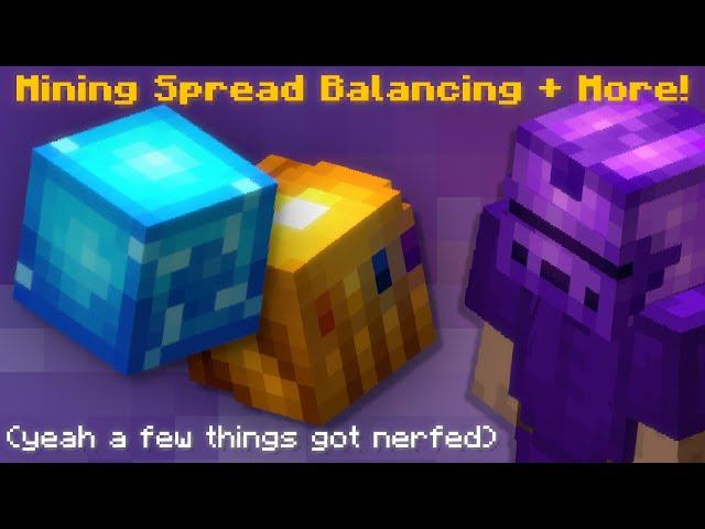 Mining Spread & Gauntlet Nerfs! Plasma 'Buffs' + More! (Hypixel Skyblock News)