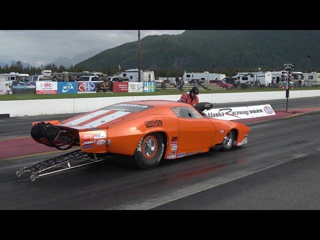 Phil Hubbard is the new Pro Mod Doorslammer record holder at Alaska Raceway Park 2024