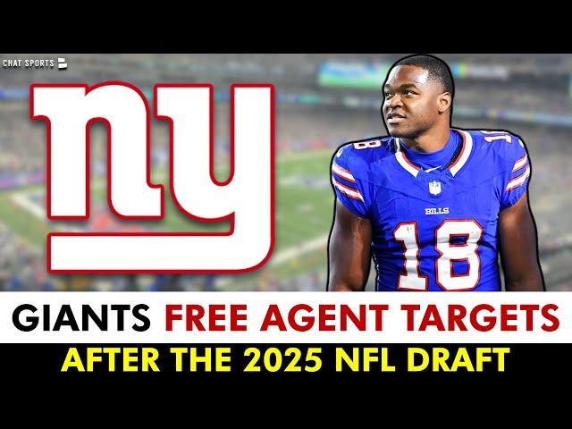 NY Giants Free Agent Targets AFTER 2025 NFL Draft