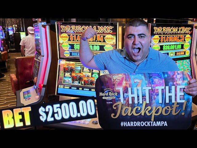$2,500 Max Bet BONUS On Million Dollar Dragon Link Slot Session