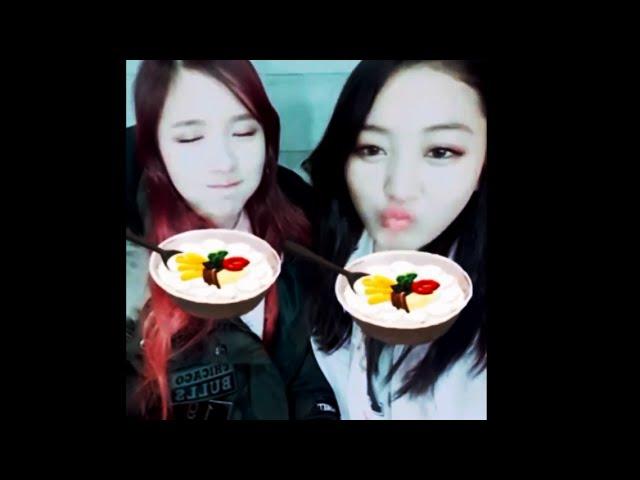 160212 TWICE(트와이스)「MINA & JIHYO」#MEOKBANG(먹방)