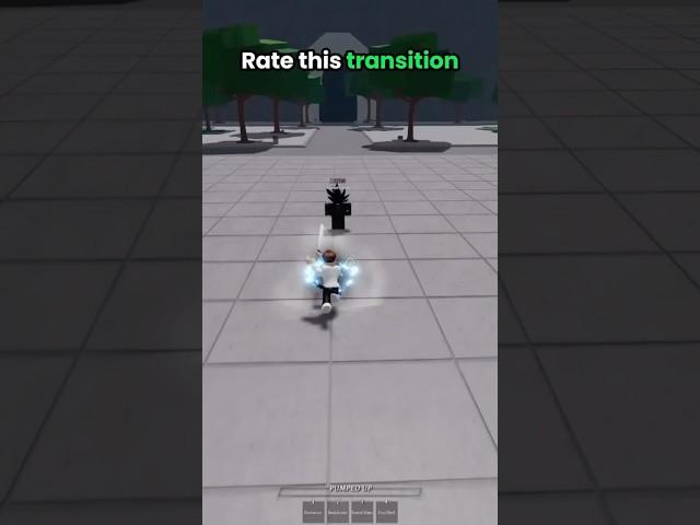 Rate this transition || battlegrounds #roblox #thestrongestbattlegrounds #saitamabattlegrounds