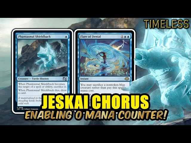 Jeskai Chorus! Enabling 0 Mana Counter With New Jumpstart Card! | Timeless BO3 Ranked | MTG Arena