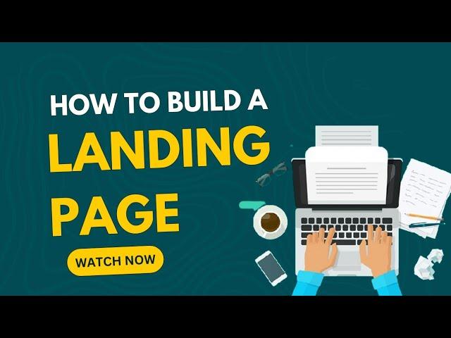 HOW TO DESIGN A LANDING PAGE | FOR BEGINNERS