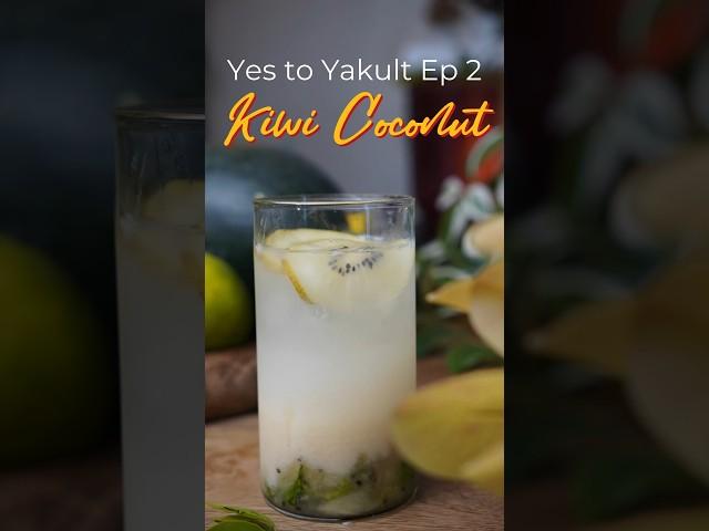 Yakult Mocktail: Kiwi Coconut Summer Cooler Ep 2 #mocktail#YestoYakult