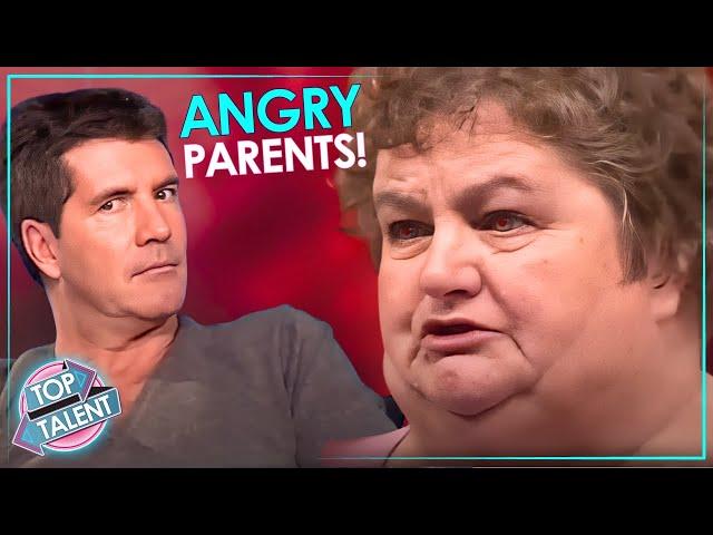 ANGRY Contestants Parents CONFRONT Simon Cowell!