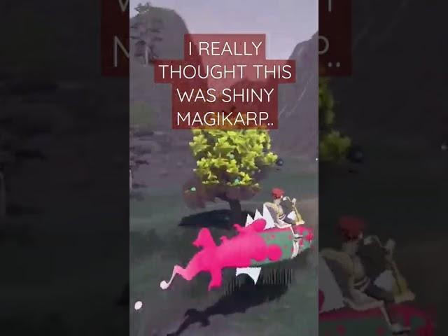 I really thought this was shiny magikarp...