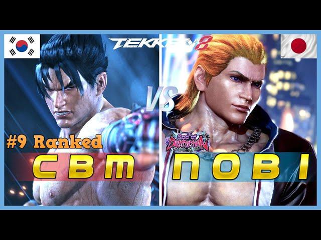 Tekken 8 ▰ CBM (#9 Ranked Jin) Vs NOBI (Steve Fox) ▰ High Level Gameplay