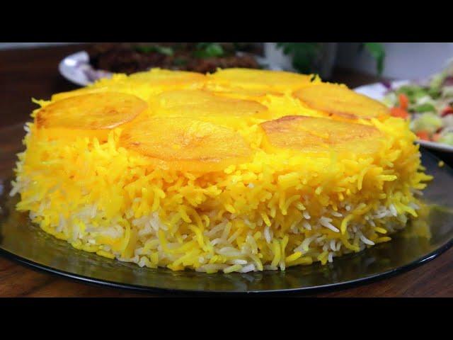 Cooking delicious basmati rice with saffron, the Persian way