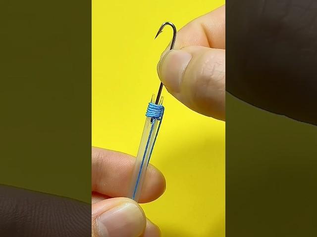 Simple DIY tools smart fishing knot #fishing #fishingtools