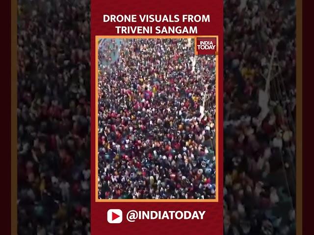 Mahakumbh 2025: Drone Visuals From Triveni Sangam | Kumbh Mela News | India Today