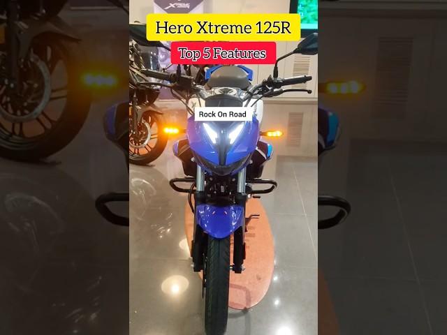 Hero Xtreme 125R Top 5 Features #shorts #youtubeshorts #heromotocorp #trending #viral #herobikes