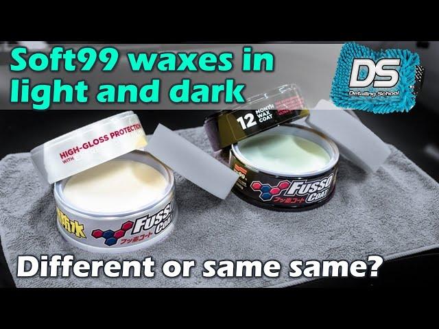 Soft99 Dark and Light waxes - different or same same?