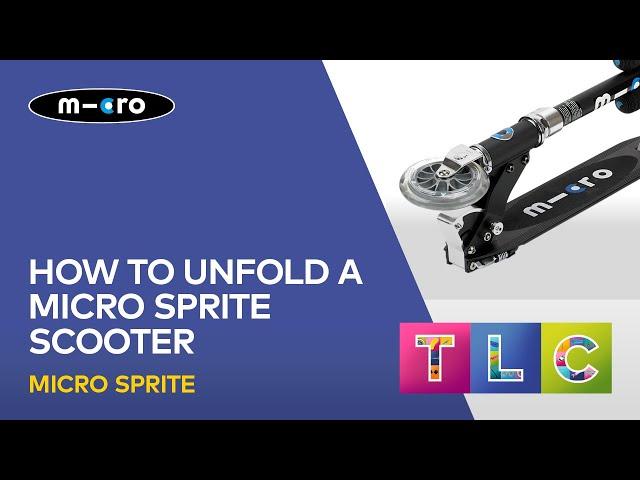 How to unfold a Micro Sprite scooter