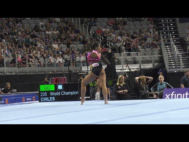 Jordan Chiles  - Floor Exercise -  2024 Xfinity U.S. Championships  - Senior Women Session 2 Day 1