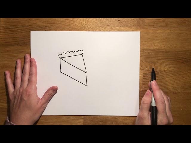 Draw A Slice of Pie or Cake